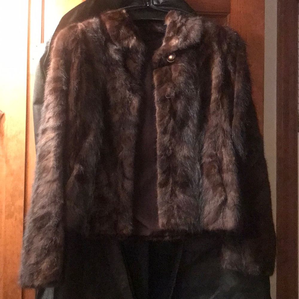 Genuine mink coat/ jacket